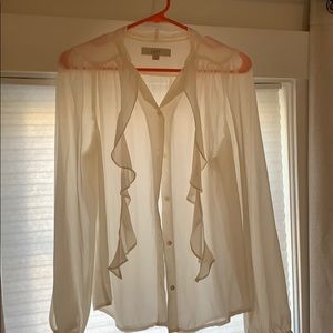 Loft sheer dress shirt